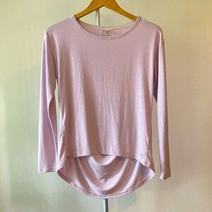 Calia by Carrie Underwood Lavender High Low Long Sleeve Top